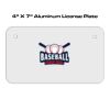 4 X 7 Aluminum License Plate  Thumbnail