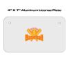 4 X 7 Aluminum License Plate  Thumbnail