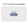 4 X 7 Aluminum License Plate  Thumbnail