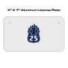 4 X 7 Aluminum License Plate  Thumbnail