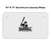 4 X 7 Aluminum License Plate  Thumbnail