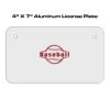 4 X 7 Aluminum License Plate  Thumbnail