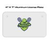 4 X 7 Aluminum License Plate  Thumbnail
