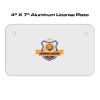 4 X 7 Aluminum License Plate  Thumbnail