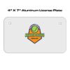 4 X 7 Aluminum License Plate  Thumbnail