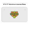 4 X 7 Aluminum License Plate  Thumbnail