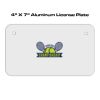 4 X 7 Aluminum License Plate  Thumbnail