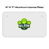 4 X 7 Aluminum License Plate  Thumbnail