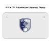 4 X 7 Aluminum License Plate  Thumbnail