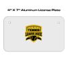 4 X 7 Aluminum License Plate  Thumbnail