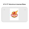 4 X 7 Aluminum License Plate  Thumbnail