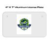 4 X 7 Aluminum License Plate  Thumbnail