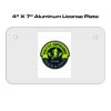4 X 7 Aluminum License Plate  Thumbnail