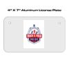 4 X 7 Aluminum License Plate  Thumbnail