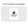 4 X 7 Aluminum License Plate  Thumbnail