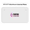 4 X 7 Aluminum License Plate  Thumbnail