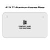 4 X 7 Aluminum License Plate  Thumbnail