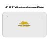 4 X 7 Aluminum License Plate  Thumbnail