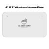 4 X 7 Aluminum License Plate  Thumbnail