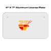 4 X 7 Aluminum License Plate  Thumbnail