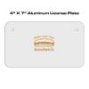 4 X 7 Aluminum License Plate  Thumbnail