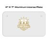 4 X 7 Aluminum License Plate  Thumbnail