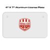 4 X 7 Aluminum License Plate  Thumbnail
