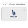 4 X 7 Aluminum License Plate  Thumbnail