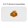4 X 7 Aluminum License Plate  Thumbnail