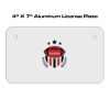4 X 7 Aluminum License Plate  Thumbnail