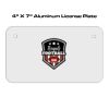 4 X 7 Aluminum License Plate  Thumbnail