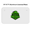 4 X 7 Aluminum License Plate  Thumbnail