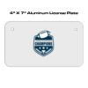 4 X 7 Aluminum License Plate  Thumbnail