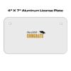 4 X 7 Aluminum License Plate  Thumbnail
