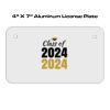4 X 7 Aluminum License Plate  Thumbnail
