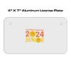 4 X 7 Aluminum License Plate  Thumbnail