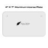 4 X 7 Aluminum License Plate  Thumbnail