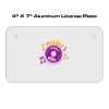 4 X 7 Aluminum License Plate  Thumbnail