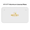4 X 7 Aluminum License Plate  Thumbnail