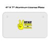 4 X 7 Aluminum License Plate  Thumbnail