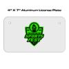4 X 7 Aluminum License Plate  Thumbnail