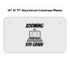 4 X 7 Aluminum License Plate  Thumbnail