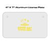4 X 7 Aluminum License Plate  Thumbnail