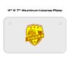 4 X 7 Aluminum License Plate  Thumbnail