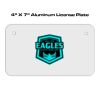 4 X 7 Aluminum License Plate  Thumbnail