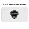 4 X 7 Aluminum License Plate  Thumbnail