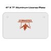 4 X 7 Aluminum License Plate  Thumbnail