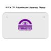 4 X 7 Aluminum License Plate  Thumbnail