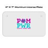 4 X 7 Aluminum License Plate  Thumbnail