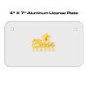 4 X 7 Aluminum License Plate  Thumbnail